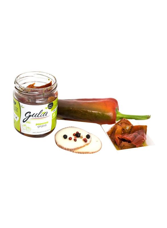 

Gulia Organic Grilled Peppers in Oil, 190g