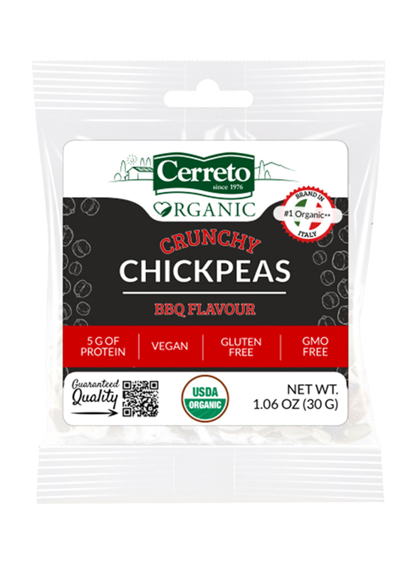 

Cerreto Organic BBQ Flavour Crunchy Chickpeas, 30g