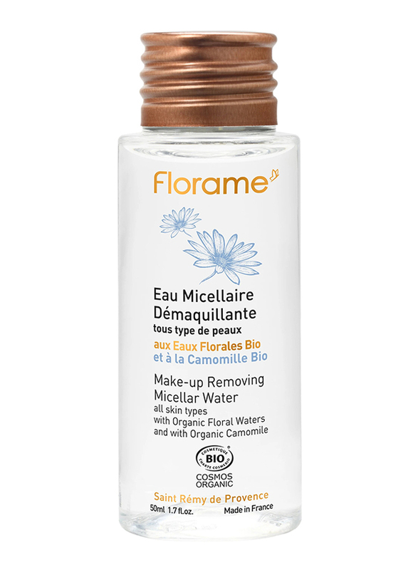 

Florame Make Up Removing Micellar Cleansing Water, 50ml, Clear