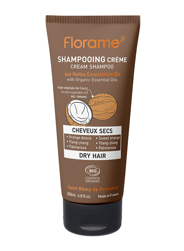 

Florame Dry Hair Cream Shampoo for Dry Hair, 200ml