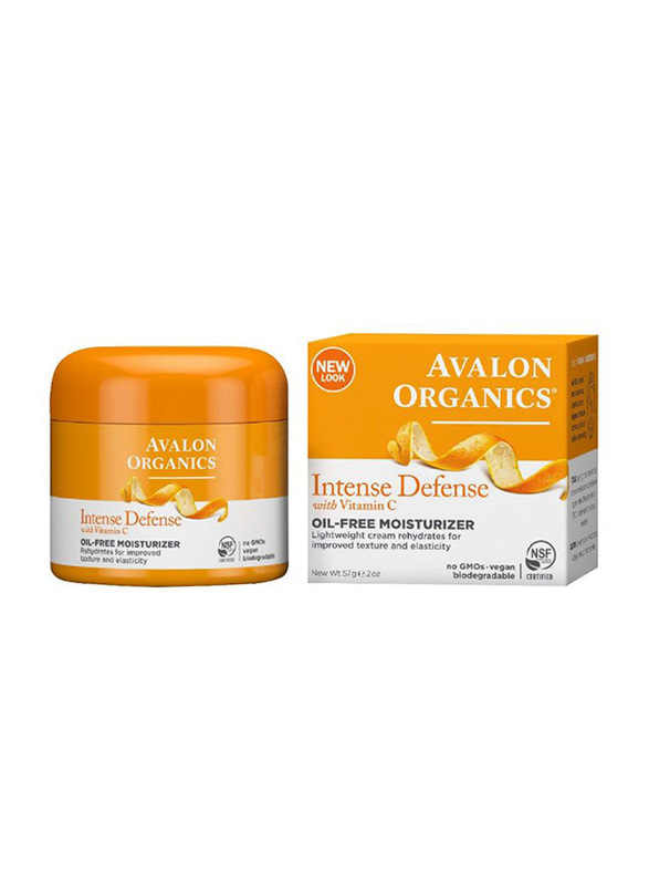 

Avalon Organics Intense Defense Oil Free Moisturizer with Vitamin C, 57gm