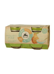 Alce Nero Organic Pear & Yogurt Baby Puree, 2 Pieces, 80g