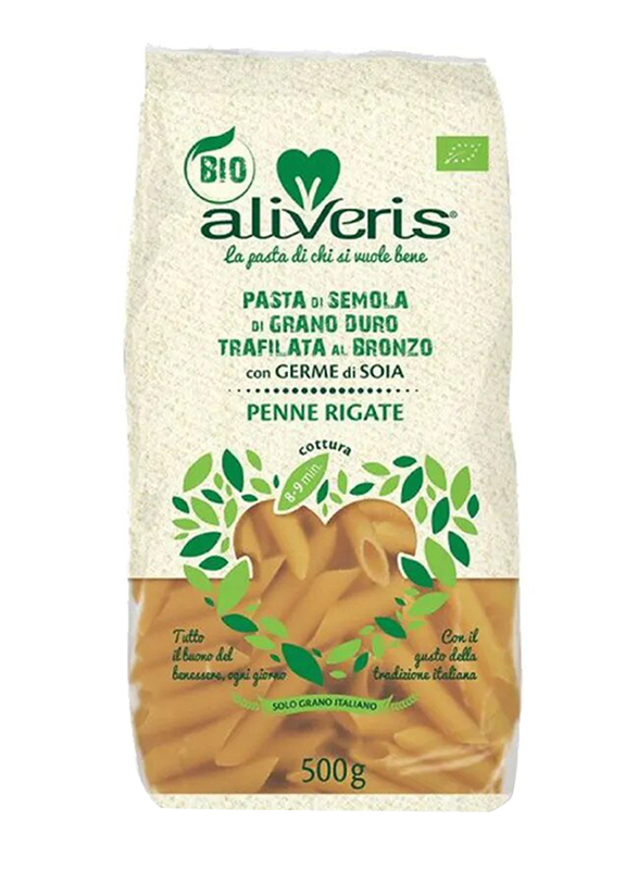 

Aliveris Penne Rigate with Soygerm Pasta, 500g