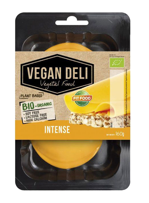 

Fit Food Vegan Deli Organic Cheddar Cheese, 160g