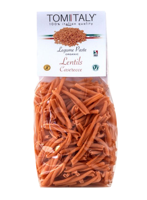 

Tomi Organic Legume Pasta Red Lentils Caserecce, One Size