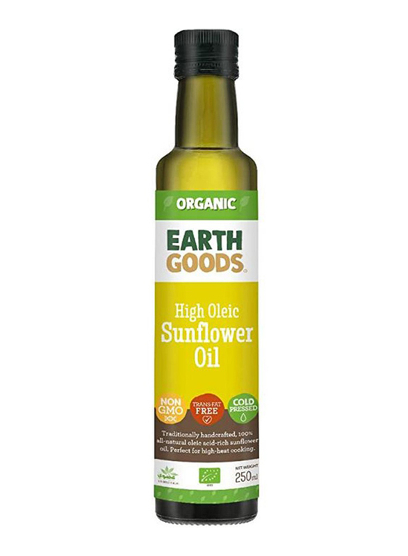 

Earth Goods Organic High Oleic Sunflower Oil, 250ml