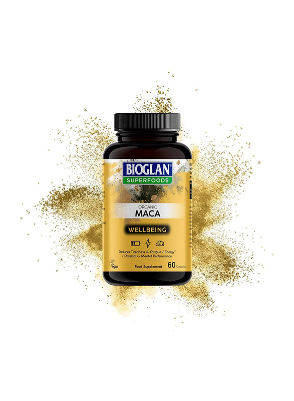 

B Glan Superfoods Organic Maca Energy and Stamina, 60 Capsules