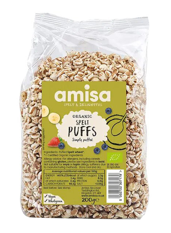 

Amisa Organic Spelt Puffs, 200g