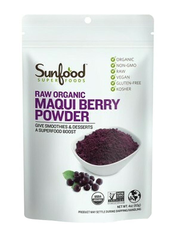 

Sunfood Raw Organic Maqui Berry Powder, 113g