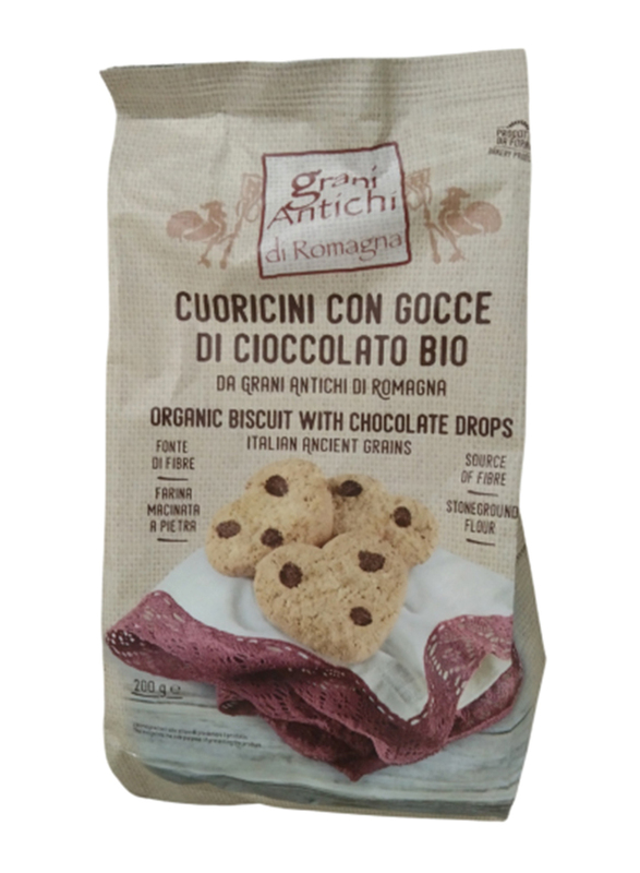 

Bio's Mandria Organic Hear Biscuit with Chocolate, 200g