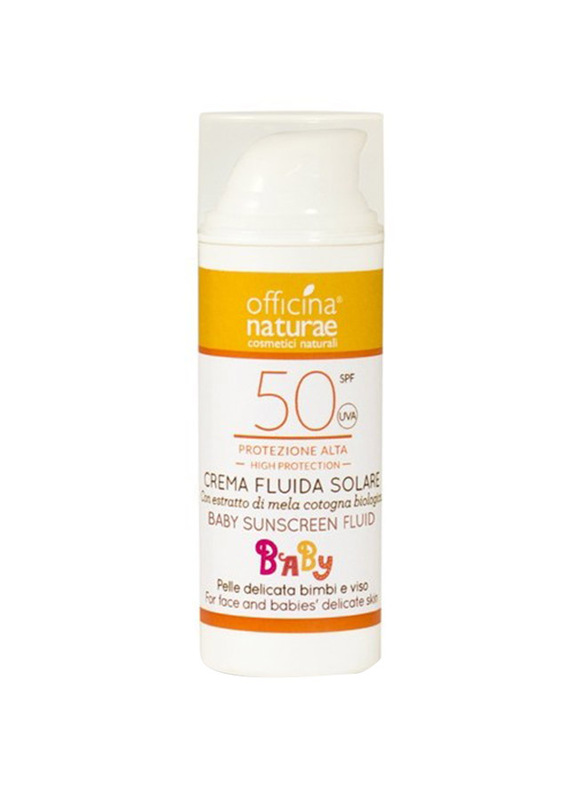 

Officina Naturae 50ml SPF50 High Protection Fluid Baby Sunscreen for Babies