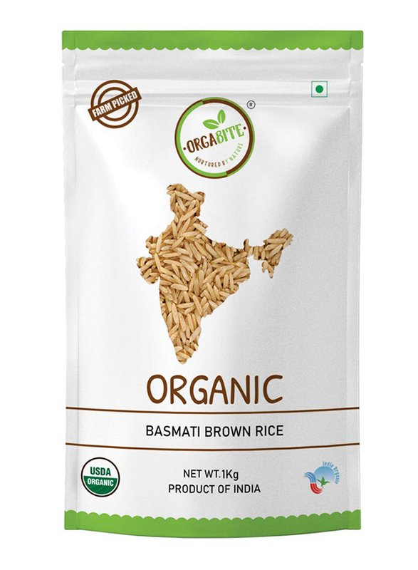 

Orgabite Organic Basmati Brown Rice, 5KG