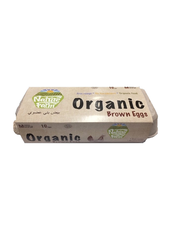 Nature Farm Organic Brown Eggs, 10 Pieces