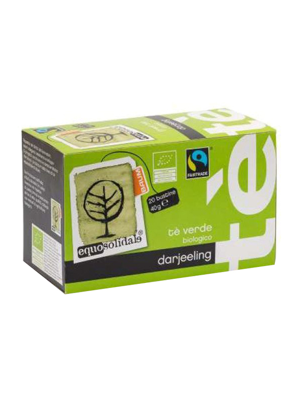 

Equosolidale Organic Darjeeling Green Tea, 20 Bags, 40g