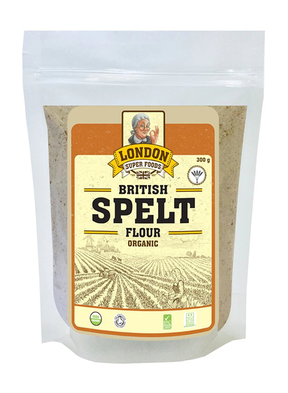

London Super Foods Organic British Spelt Flour, 300g