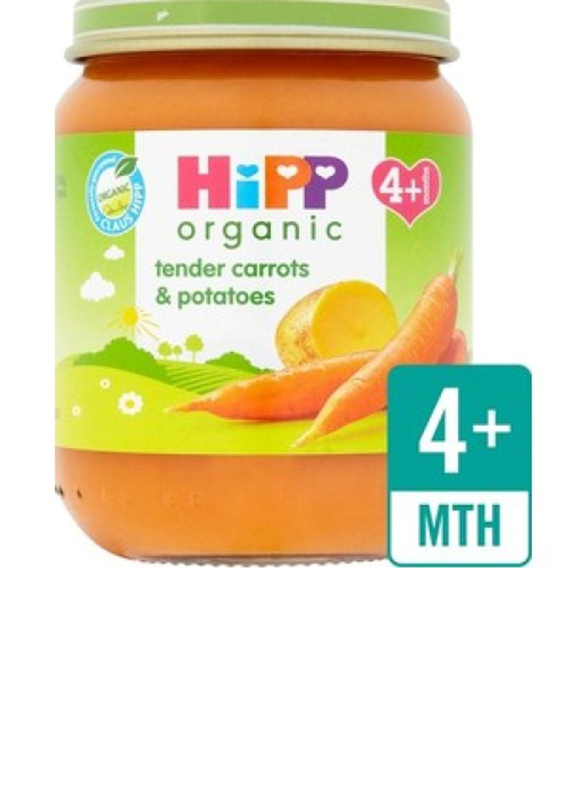 

Hipp Organic Tender Carrots & Potatoes Baby Food Puree, 125g
