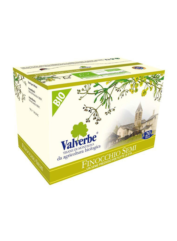 

Valverbe Organic Fennel Seeds Tea, 30g