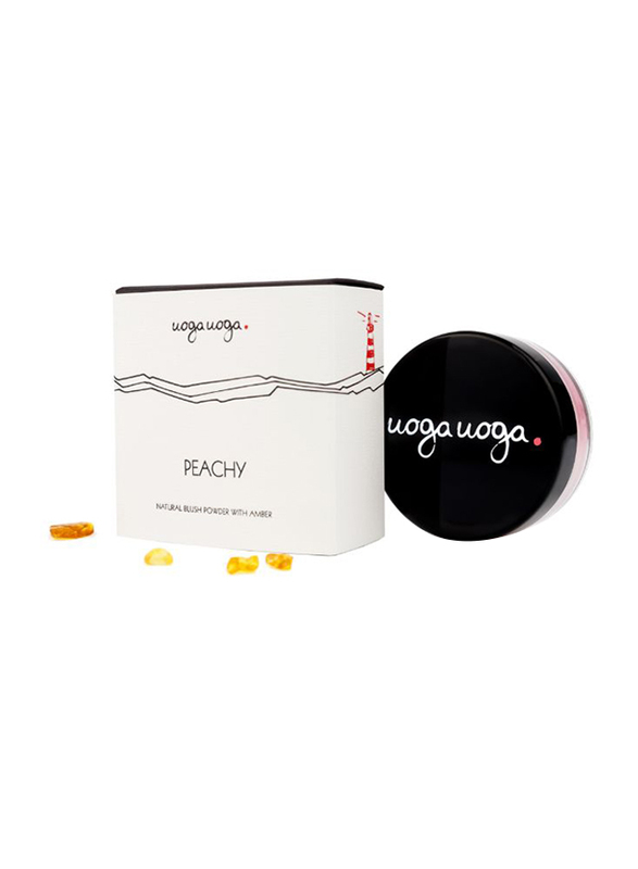 

Uoga Uoga Natural Blush Powder with Amber, Peachy, Peach