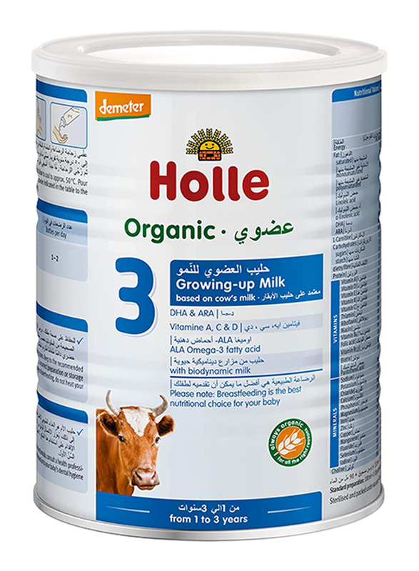 

Holle Organic Growing Up Milk 3, 1-3 Years, 400g
