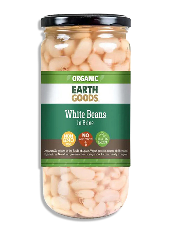 

Earth Goods White Beans in Brine, 540g
