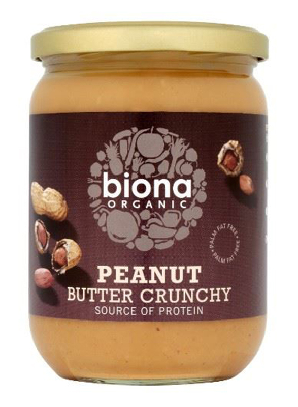 

Biona Organic Crunchy Peanut Butter, 500g