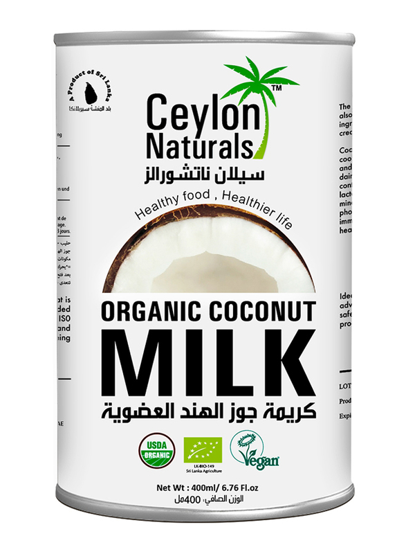 

Ceylon Organic Coconut Milk with 22% Fat, 400ml