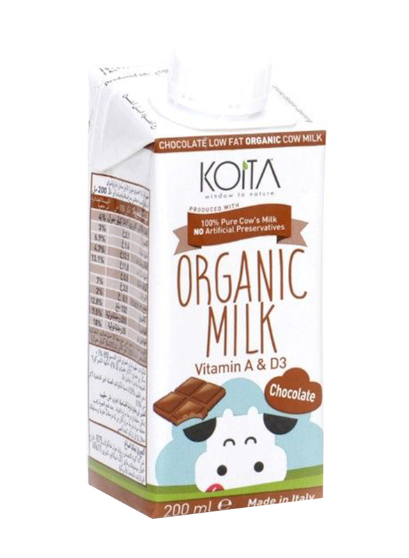 

Koita Organic Low Fat Chocolate Milk, 200ml