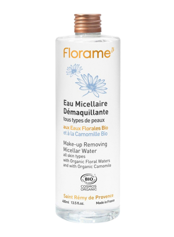 

Florame Make Up Removing Micellar Cleansing Water, 400ml, Clear