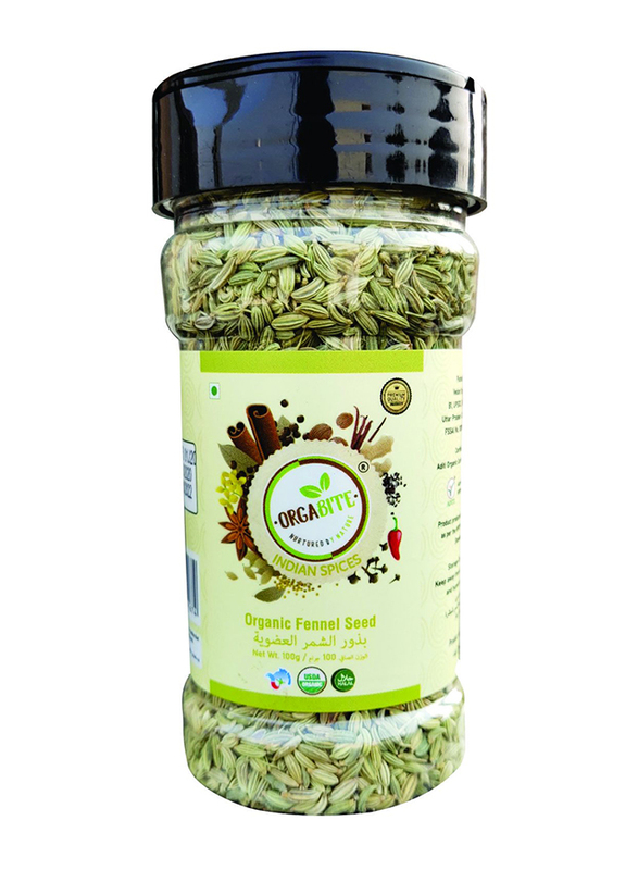 

Orgabite Organic Fennel Seed, 100g