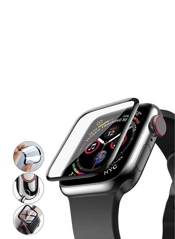 

BSNL Full Cover Flexible Glass PMMA Film Screen Protector for Apple Watch Series 4/5/6/SE 40mm, Clear