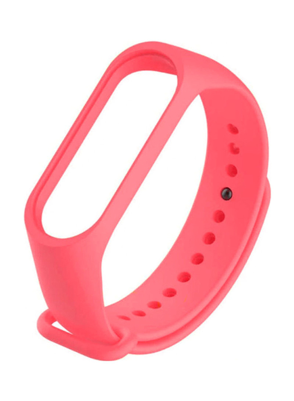 

BSNL Replacement Silicone Strap for Xiaomi Mi Band 3/4/5/6, Dark Peach