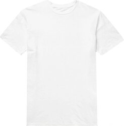 Yanek Plain Ultra Soft Half Sleeves T-Shirt for Men, Medium, White