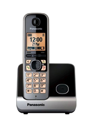 Panasonic KX-TG6711 Dect Cordless Phone, Black/Silver
