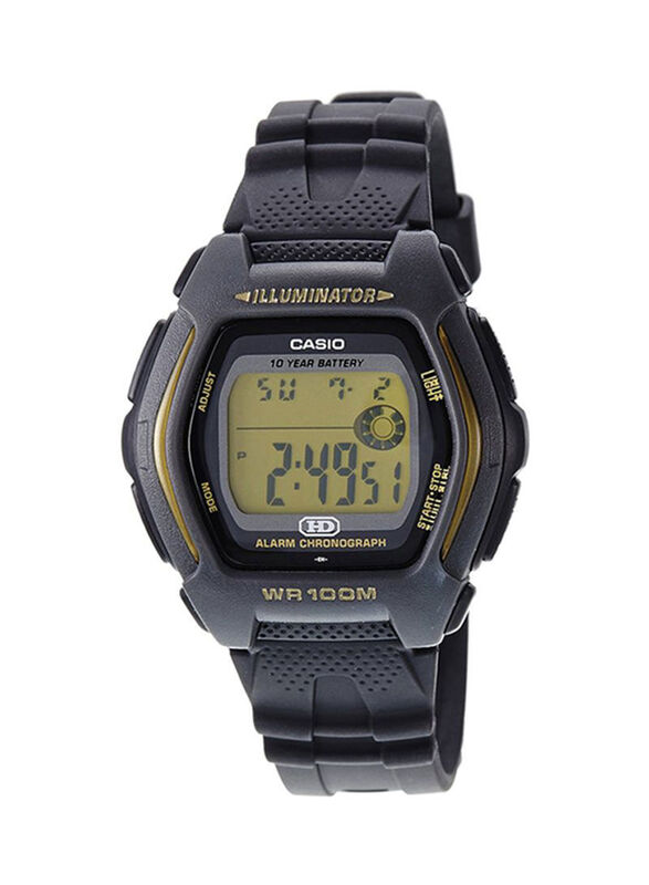 

Casio Men's Silicone Digital Wrist Watch 43mm Smartwatch, Black