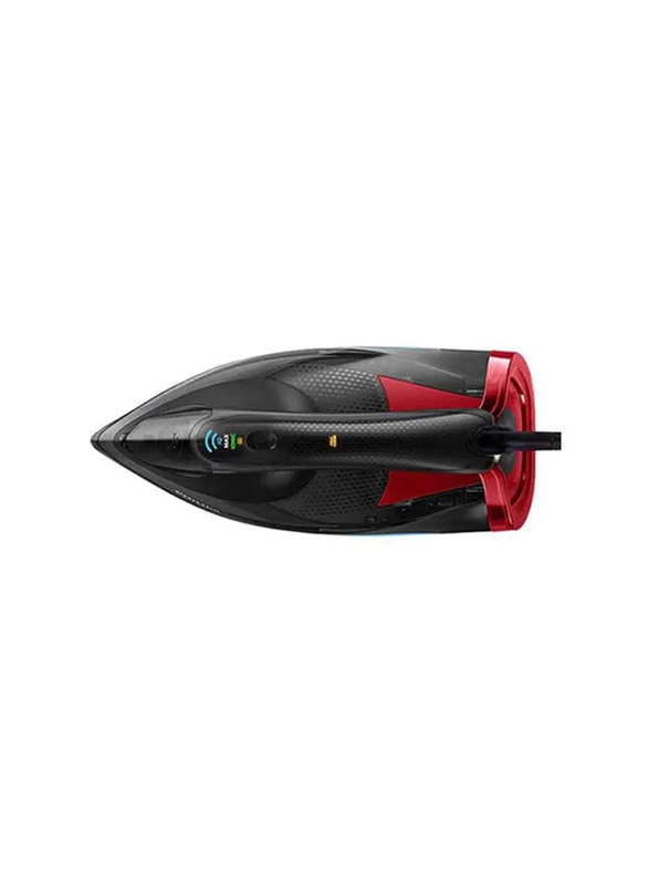Philips Electric Steam Iron, 3000W, GC5037/86, Black/Red
