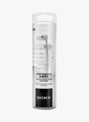 Sony 3.5 mm Jack In-Ear Headphones with Mic and Line Control, White