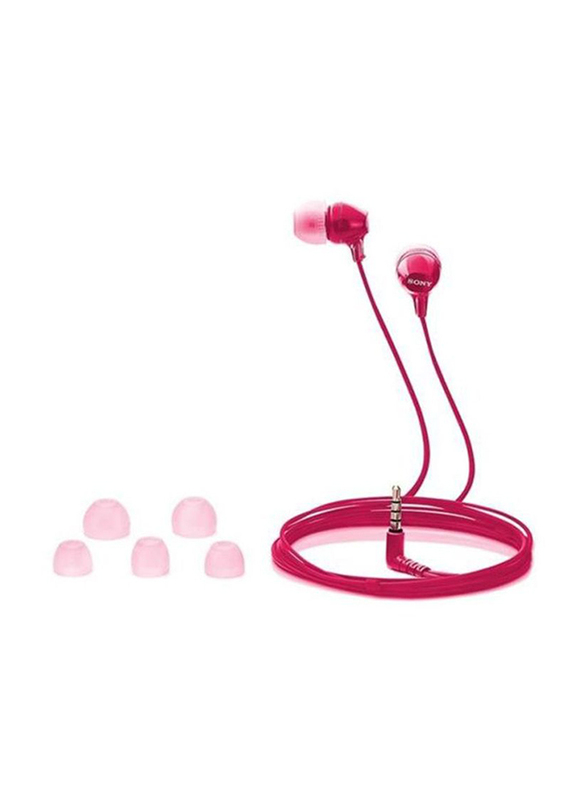 Sony 3.5 mm Jack In-Ear Headphones, Pink
