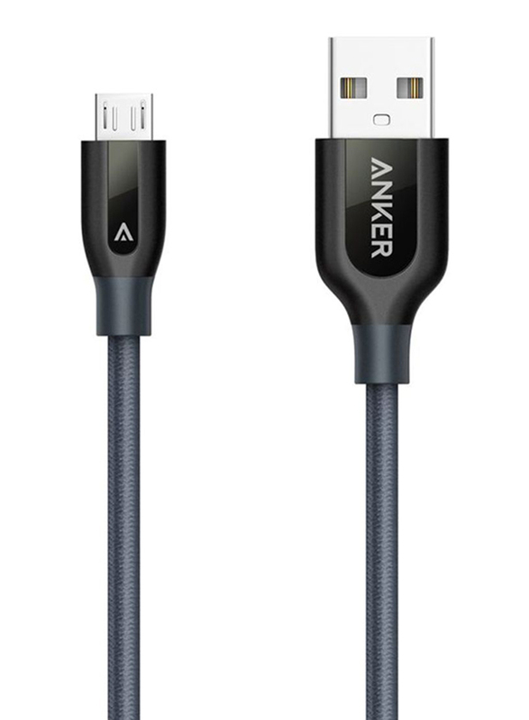 

Anker 3-Feet Powerline+ Premium USB Type A Male to Micro USB for Micro USB Device, A8142HA1, Grey