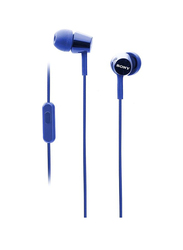 Sony 3.5 mm Jack In-Ear Earphones with Mic, Blue