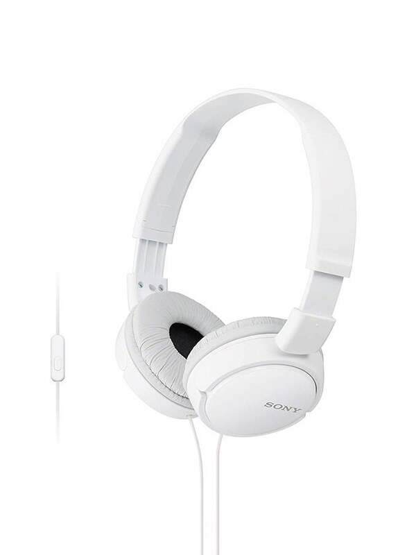 

Sony MDR-ZX110AP Wired Over-Ear Noise Cancelling Headphones with Mic, White