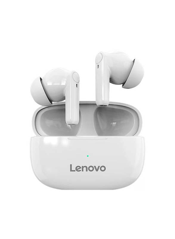 

Lenovo HT05 TWS Wireless In-Ear Earbuds with Charging Case, White