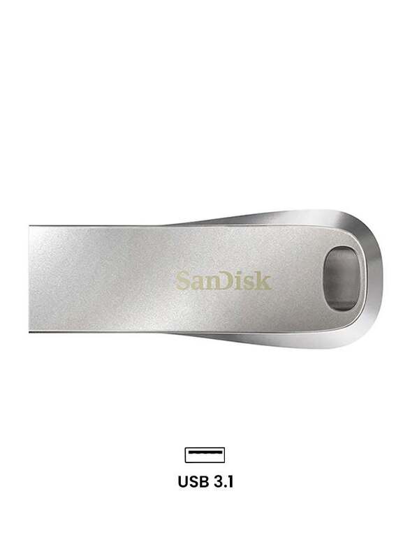 

SanDisk 32GB Ultra Luxe USB Flash Drive, Silver