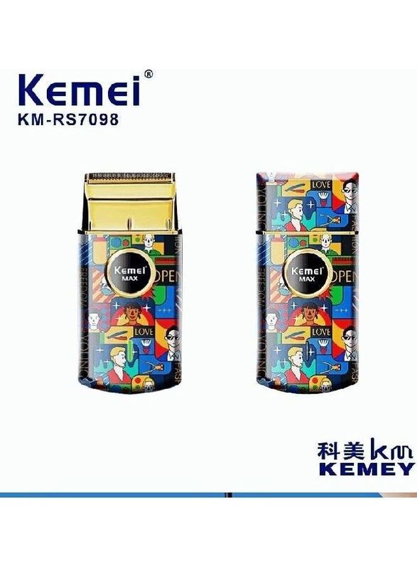 

Kemei KM-RS7098 Electric Shaver Professional Beard Trimmer, Multicolour