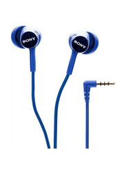 Sony 3.5 mm Jack In-Ear Earphones with Mic, Blue