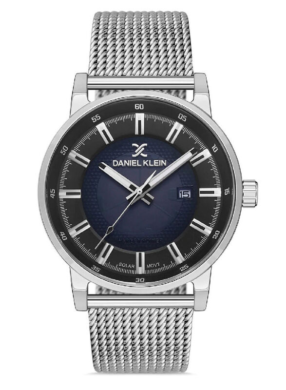 

Daniel Klein Analog Watch for Men with Stainless Steel Band, DK.1.13199-2, Silver-Black