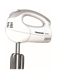 Panasonic Electric Hand Mixer, 200W, MKGH1, White/Grey/Silver