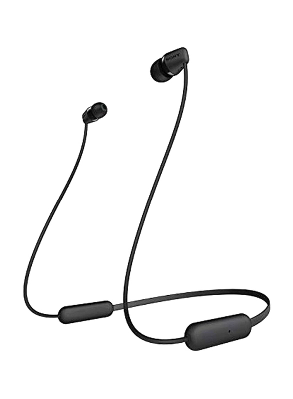 Sony WI-C200 Wireless Neckband In-Ear Headphones with Mic, Black