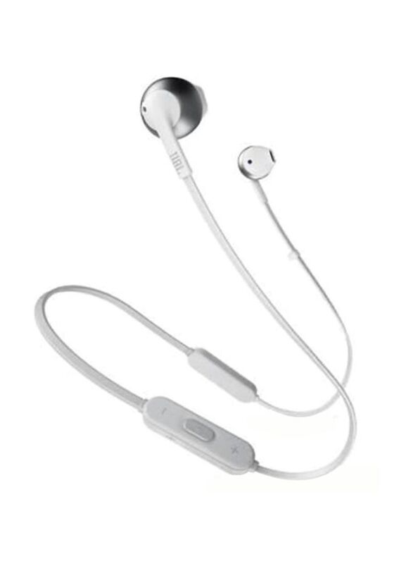 

JBL T205 Wireless In-Ear Earphones with Mic, White