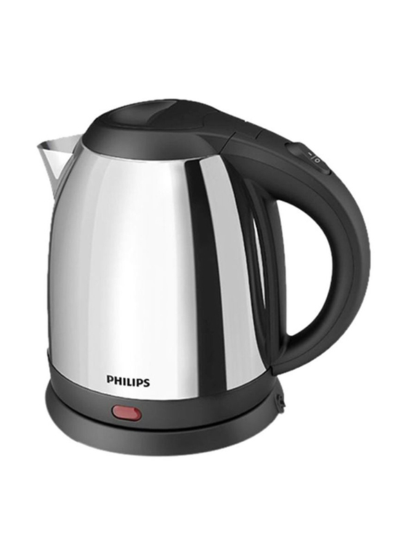 

Philips 1.2L Electric Kettle, 1800W, HD9303, Silver/Black