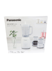 Panasonic 1L 4-in-1 Blender Set, 400W, MX-EX1021, White/Clear